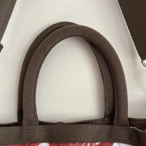 LeSportsac Liz Baby Diaper Bag Tote Large Pockets Rust Brown Utility Carry All - Picture 3 of 9